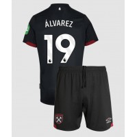 West Ham United Edson Alvarez #19 Auswärts Trikotsatz Kinder 2024-25 Kurzarm (+ Kurze Hosen)